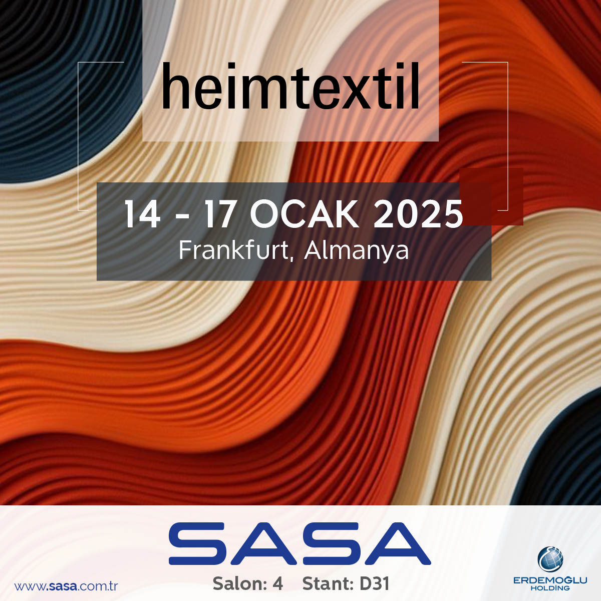 Blog yazısı 14 - 17 Ocak 2025 Heimtextil Fuar Katılımıiçin resim